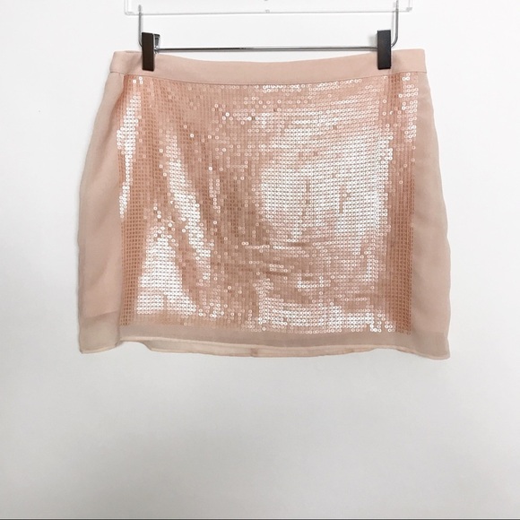 American Eagle Outfitters chiffon/sequin skirt 12 - Picture 1 of 7